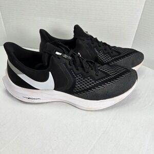 Nike Zoom‎ Winflo Running Shoes Mens Size 13 AQ7497-001 Black White Athletic